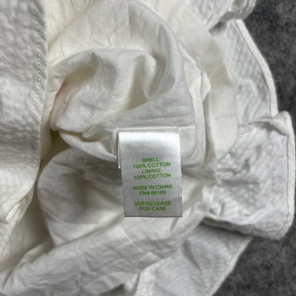 Lilly Pulitzer Strapless‎ Dress Women's 10 Franco Regatta Embroidery Nautical - Picture 6 of 8